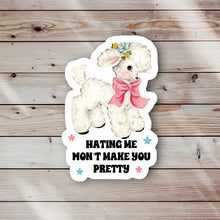 Load image into Gallery viewer, Hating Me Won’t Make You Pretty Sticker