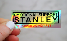 Load image into Gallery viewer, Emotional Support Stanley Please Do Not Pet Sticker
