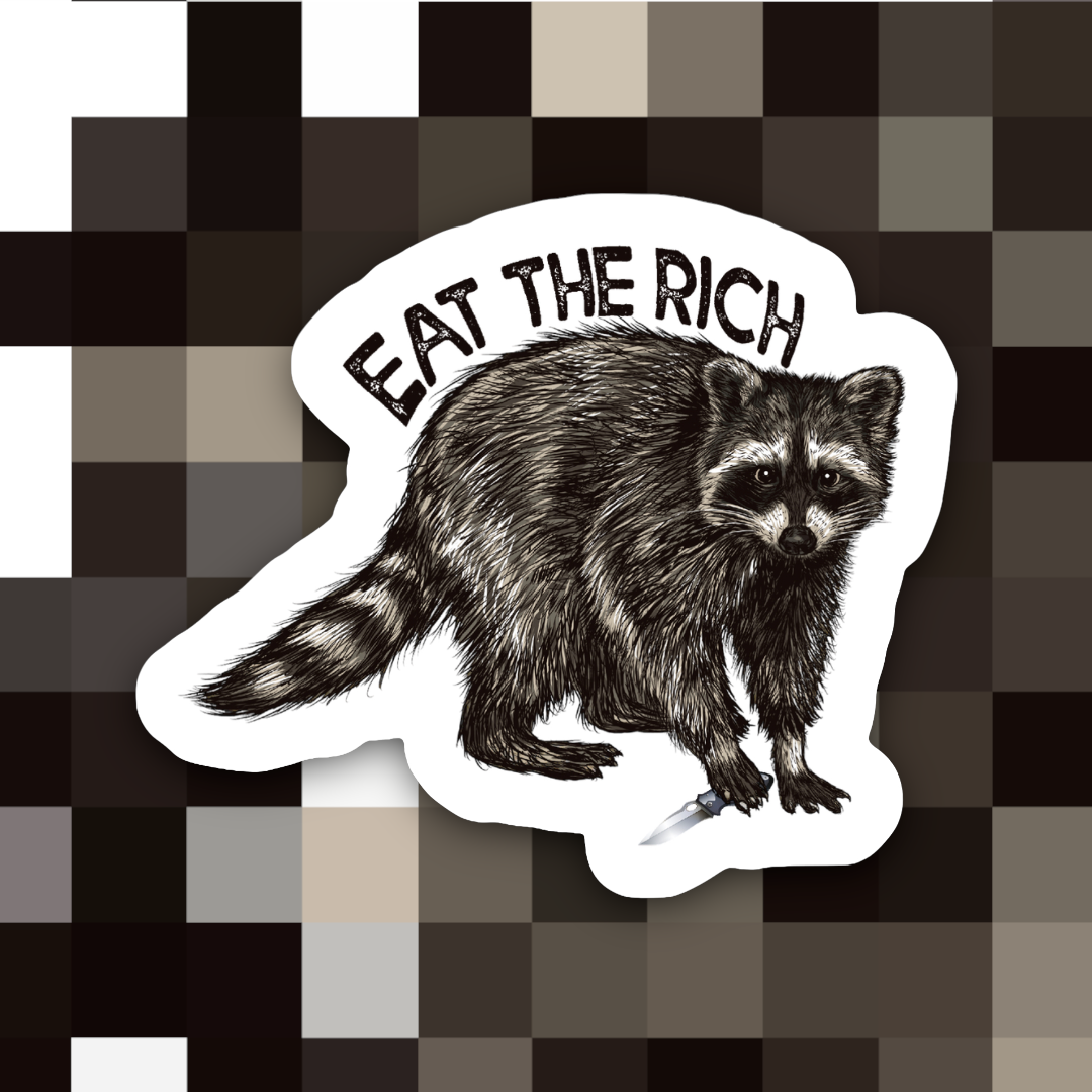 Raccoon Sticker