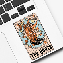 Load image into Gallery viewer, The Boots Cowgirl Tarot Card Sticker