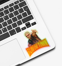 Load image into Gallery viewer, Holographic Flavor Town Guy Fieri Meme Sticker