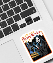 Load image into Gallery viewer, Let’s Watch Scary Movies Sticker
