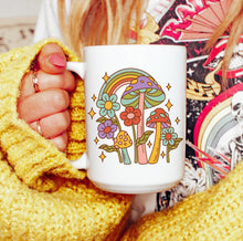 Load image into Gallery viewer, Groovy Retro Mushroom Mug