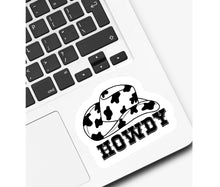 Load image into Gallery viewer, Howdy Cow Print  Sticker
