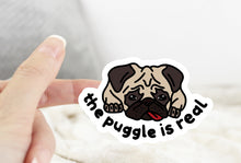 Load image into Gallery viewer, The Puggle is Real Dog Sticker