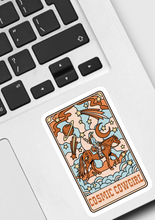 Load image into Gallery viewer, The Cosmic Cowgirl Tarot Card Sticker
