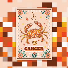 Load image into Gallery viewer, Cancer Zodiac Sticker