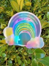 Load image into Gallery viewer, Holographic Mental Health Grounding Technique Sticker