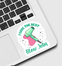 Load image into Gallery viewer, Hair Dresser Blow Dryer Sticker