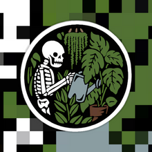 Load image into Gallery viewer, Plant Skeleton Love Sticker