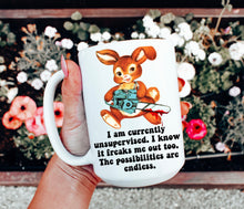 Load image into Gallery viewer, Currently Unsupervised Mug