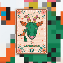 Load image into Gallery viewer, Capricorn Zodiac Sticker
