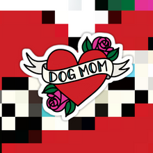 Load image into Gallery viewer, Dog Mom Heart Sticker