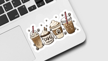 Load image into Gallery viewer, Dog Mom Coffee Lover Sticker