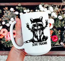 Load image into Gallery viewer, Raccoon Stay Trashy Mug