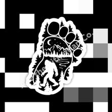 Load image into Gallery viewer, Sasquatch Bigfoot Forest Hiking Sticker