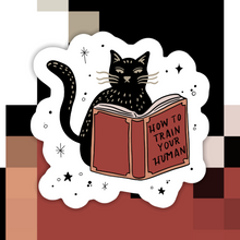 Load image into Gallery viewer, Cat How To Train Your Human Sticker
