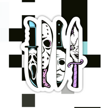 Load image into Gallery viewer, Pastel Horror Movie Sticker