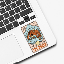 Load image into Gallery viewer, The Horse Cowgirl Tarot Card Sticker