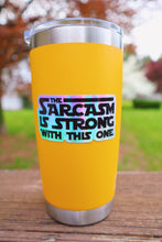 Load image into Gallery viewer, Holographic The Sarcasm is Strong With This One Sticker