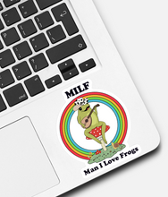 Load image into Gallery viewer, MILF Man I Love Frogs Sticker