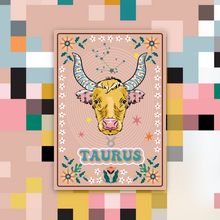 Load image into Gallery viewer, Taurus Zodiac Sticker