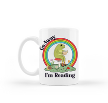 Load image into Gallery viewer, Frog Go Away I’m Reading Mug
