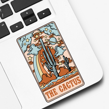 Load image into Gallery viewer, The Cactus Cowgirl Tarot Card Sticker