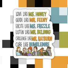 Load image into Gallery viewer, Teacher Love Like Sticker