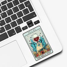 Load image into Gallery viewer, The Mega Pint Wine Tarot Card Sticker