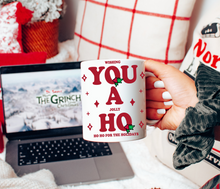 Load image into Gallery viewer, Wishing You a Jolly Ho Ho For the Holidays Christmas Mug