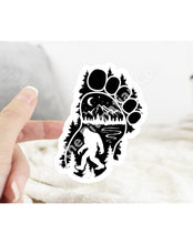 Load image into Gallery viewer, Sasquatch Bigfoot Forest Hiking Sticker