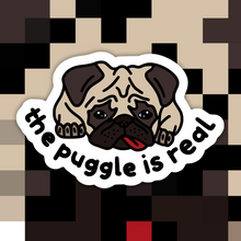 Load image into Gallery viewer, The Puggle is Real Dog Sticker