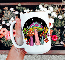 Load image into Gallery viewer, Groovy Retro Mushroom Mug