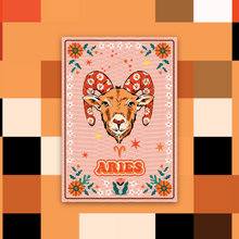 Load image into Gallery viewer, Aries Zodiac Sticker