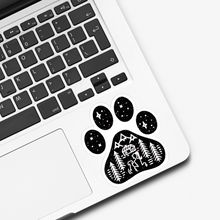 Load image into Gallery viewer, Dog Paw Adventure Girl Vinyl Sticker