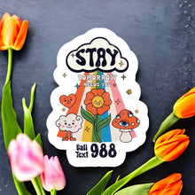 Load image into Gallery viewer, Tomorrow Needs You 988 Sticker