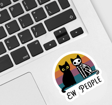 Load image into Gallery viewer, Cat Ew People Sticker