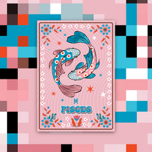 Load image into Gallery viewer, Pisces Zodiac Sticker