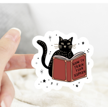 Load image into Gallery viewer, Cat How To Train Your Human Sticker