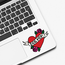 Load image into Gallery viewer, Dog Mom Heart Sticker
