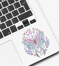Load image into Gallery viewer, Always Find the Light Butterfly Sticker