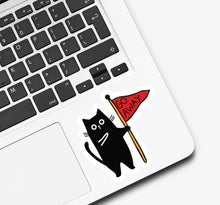 Load image into Gallery viewer, Cat Go Away Sticker