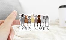 Load image into Gallery viewer, I Really Like Goats Sticker