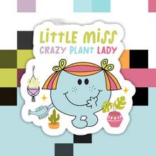 Load image into Gallery viewer, Little Miss Crazy Plant Lady Sticker