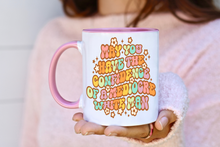 Load image into Gallery viewer, May You Have the Confidence of a Mediocre White Man Mug with Pink Handle