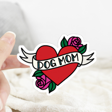 Load image into Gallery viewer, Dog Mom Heart Sticker