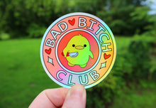 Load image into Gallery viewer, Holographic Bad B*tch Club Sticker