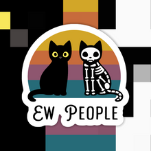 Load image into Gallery viewer, Cat Ew People Sticker