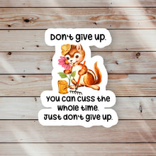 Load image into Gallery viewer, Don’t Give Up Retro Sticker